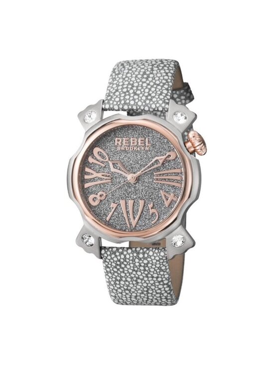 NWT Rebel Coney Island Quartz Silver Dial Men\'s Watch